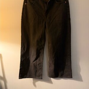 American Eagle Outfitters Black Wide Leg Jeans